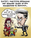 Cartoon: Prime Minister Rutte in trouble (small) by illustrator tagged prime,minister,rutte,women,vrouwen,kinderen,kleintjes,misvatting,verhouding