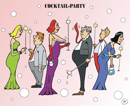 Cartoon: Cocktail-Party (medium) by JotKa tagged parties,feste,feiern,mann,frau,er,sie,erotik,liebe,beziehungen,gesellschaft,lifestyle,parties,feste,feiern,mann,frau,er,sie,erotik,sex,liebe,beziehungen,gesellschaft,lifestyle