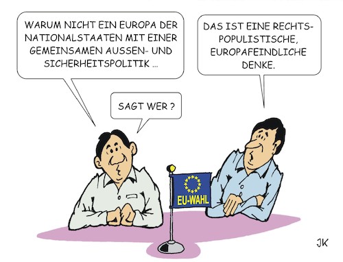 Cartoon: Europa Wahlen (medium) by JotKa tagged europa,wahleneu,wahlen,europäische,union,zentralstaat,nationalstaaten,populisten,ideologen,meinungen,europafeindlich,wähler,europa,wahleneu,wahlen,europäische,union,zentralstaat,nationalstaaten,populisten,ideologen,meinungen,europafeindlich,wähler