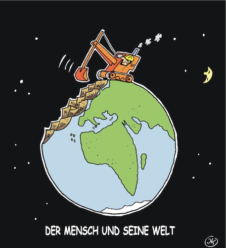 Cartoon: Mensch und Welt (medium) by JotKa tagged umwelt,bodenschätze,raubbau,klima,meeresverschmutzung,waldrodung,umweltzerstörung,klimawandel,planet,erde,umwelt,bodenschätze,raubbau,klima,meeresverschmutzung,waldrodung,umweltzerstörung,klimawandel,planet,erde