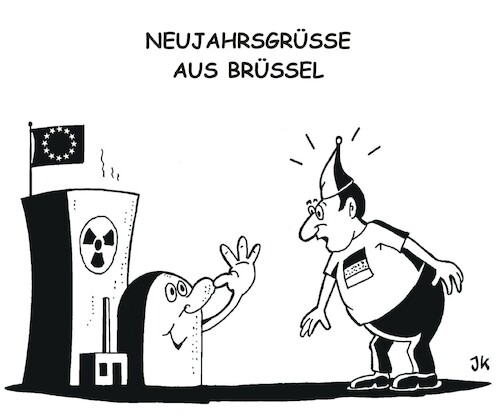 Neujahrsgrüsse aus Brüssel