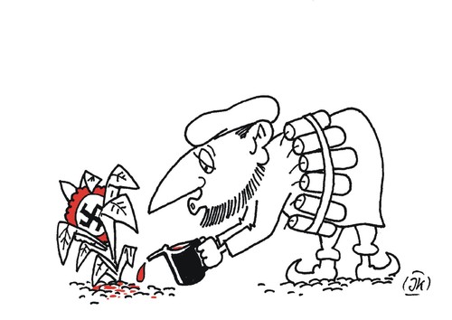 Cartoon: Ohne Worte (medium) by JotKa tagged mord,mörder,immigration,eu,wahlen,partein,rechtsextreme,hassprediger,is,hebdo,charlie,berlin,paris,frankreich,nazis,rechtradikale,extremisten,dhihaddisten,salafisten,terrorismus