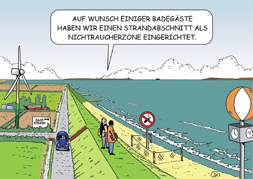 Cartoon: Rauchfrei (medium) by JotKa tagged rauchverbot,raucher,nichtraucher,nichtraucherschutz,natur,umwelt,strand,deich,nordsee,urlaub,meer,beach,gesellschaft,tourismus,badeurlaub,badestrand,nichtraucherzone,raucherzone,reisen,erholung,freizeit,gesundheit,politik,landschaft,rauchverbot,raucher,nichtraucher,nichtraucherschutz,natur,umwelt,strand,deich,nordsee,urlaub,meer,beach,gesellschaft,tourismus,badeurlaub,badestrand,nichtraucherzone,raucherzone,reisen,erholung,freizeit,gesundheit,politik,landschaft