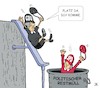 Cartoon: Auf Talfahrt (small) by JotKa tagged parteien,wählerschwund,wahlen,landtagswahlen,volksparteien,spd,cdu,politiker