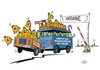 Cartoon: Aufbauhelfer (small) by JotKa tagged ukraine agentur aufbau modernisierung bank bankwesen gelder finanzen eu kiew euro steinbrück peer