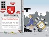 Cartoon: Bamf Bremen (small) by JotKa tagged bundesanstalt,für,migration,bremen,asyl,asylanträge,asylantrag,bamf