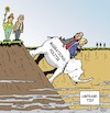 Cartoon: GROKO UND DER WEISSE ELEFANT (small) by JotKa tagged weisser,elefant,groko,cdu,csu,spd,migrationspolitik,migration,wahlen,umfragen,umfragewerte