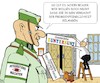 Cartoon: Integrationswächter (small) by JotKa tagged integration,migration,fremdenfeindlichkeit,rassismus