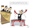 Cartoon: Rückführungen (small) by JotKa tagged rückführungen,isis,terror,mörder,gerichte,gerichtsbarkeit,deutschland,syrien,irak,wiedereinreise,terrorzellen