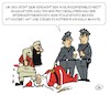 Cartoon: Sicher ist sicher (small) by JotKa tagged politik,einwanderung,immigration,schutzsuchende,flüchtlinge,terror,isis,terroristen,gutmenschen,meinung,weihnachten,weihnachtsmann,polizei,attentat