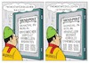 Cartoon: Sichtweisen (small) by JotKa tagged migration ansichten gesellschaft parteien justiz medien