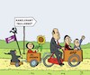 Cartoon: Team Bullerbü (small) by JotKa tagged wahlen,bundestagswahlen,kurswechsel,klimawende,parteien,bundeskanzler,koalitionen,kanzlerkandidaten,spd,grüne,linke,bullerbue