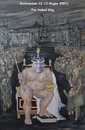 Cartoon: The Naked King (small) by azamponi tagged berlusconi,nuclear,energy,water