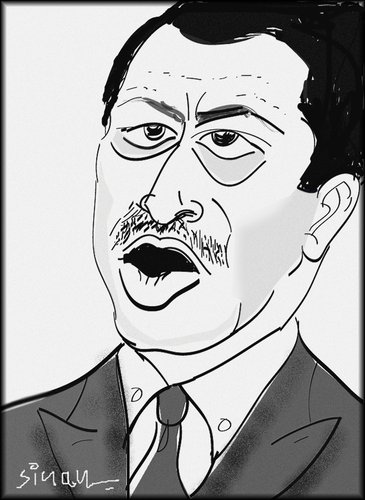 Cartoon: Recep Tayyip Erdogan (medium) by sinan yavuz tagged recep,tayyip,portrait