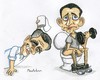 Cartoon: Mitt Romney and Paul Ryan (small) by maxardron tagged uselection,usa,2012,mittromney,mitt,romney,paulryan,paul,ryan,obama,republicans
