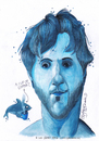 Cartoon: Alex in Blue (small) by CIGDEM DEMIR tagged alex,guma,bondia,caricature