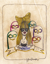 Cartoon: Little Monsters (small) by CIGDEM DEMIR tagged lady gag little monsters