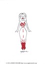 Cartoon: Woman in love.Woman in pain... (small) by CIGDEM DEMIR tagged cigdem,demir,woman,women,2010,heart,love,red