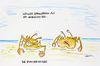Cartoon: Zwinkerkrabbe (small) by Eggs Gildo tagged krabbe