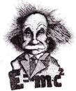 Cartoon: Einstein (small) by bertgronewold tagged albert,einstein,emc2,portrait
