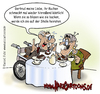 Cartoon: Heiratsantrag (small) by karicartoons tagged cartoon hochzeit rentner senioren menschen alt kuchen essen sex heiraten antrag heiratsantrag backen