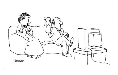 Cartoon: Eheleben (medium) by Frank Hoffmann tagged konversation,