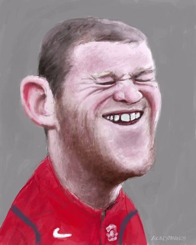 Cartoon: Rooney (medium) by AkinYaman tagged rooney
