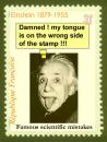 Cartoon: famous scientific mistakes (small) by bernie tagged einstein science 