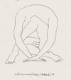 Cartoon: Sitting man (small) by Babak Mo tagged babakmohammadi,graphicdesign,typography,painting,art,kunst,grafik