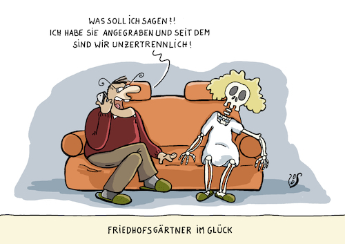 Cartoon: Unzertrennlich (medium) by Dodenhoff Cartoons tagged schwarzerhumor,partnerschaft,glück,friedhof,gartenarbeit,friedhofsgärtner,liebe,mann,frau,arbeitskollegen,sofa,beziehung,blondine,sexappeal,cartoon,dodenhoff,leiche,leichenhemd,bestattung,grab,grabmal,skelett,humor,schwarzerhumor,partnerschaft,glück,friedhof,gartenarbeit,friedhofsgärtner,liebe,mann,frau,arbeitskollegen,sofa,beziehung,blondine,sexappeal,cartoon,dodenhoff,leiche,leichenhemd,bestattung,grab,grabmal,skelett,humor