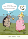 Cartoon: Küss mich (small) by Dodenhoff Cartoons tagged kafka,todesjahr,jubiläum,grimm,literatur,märchen,lektüre,bücher