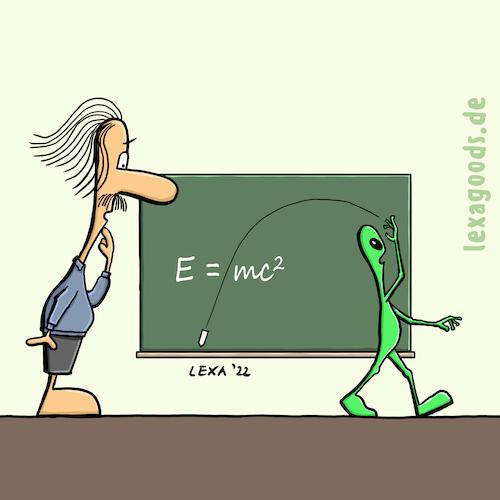 Cartoon: lexatoon Relativitätstheorie (medium) by lexatoons tagged lexatoon,relativitätstheorie,mathematik,wissenschaft,albert,einstein,math2022,lexatoon,relativitätstheorie,mathematik,wissenschaft,albert,einstein,math2022