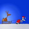 Cartoon: rudolf das faule rentier (small) by lexatoons tagged weihnachten,chrismas,xmas,rudolf,rudolph,rentier,weihnachtsmann,schlitten,winter,schnee,nacht,faul,santaclaus