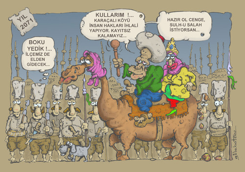 Cartoon: AKP 2071 (medium) by Gölebatmaz tagged akp,erdogan,tayyip,deve,golebatmaz