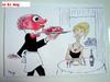 Cartoon: Gastronomy (small) by Maggy tagged gastronomy,foot,fish,restaurant,humor