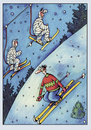 Cartoon: Skifahrer (small) by kurtu tagged yes