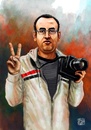 Cartoon: El Hussien (small) by Amal Samir tagged egypt,revolution,young,man