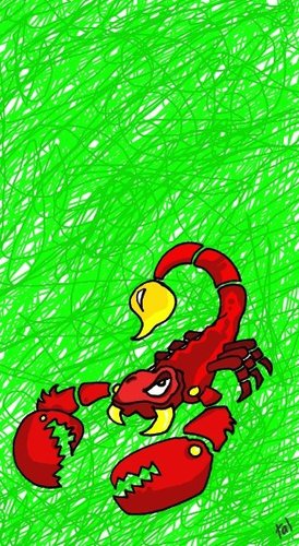 Cartoon: Scorpion (medium) by talbiez tagged skorpion,scorpion,sternzeichen,tier,aggressiv