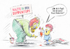 Cartoon: Früchte der Erziehung .. (small) by kugel2020 tagged kinder,demo,nazi,rechts,braun,hamster,grüne