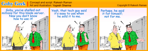 Cartoon: Goby Geek (medium) by yogesh-sharma tagged goby,geek,yoesh,sharma