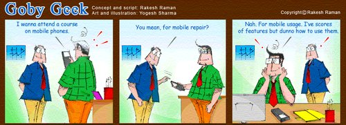 Cartoon: Goby Geek (medium) by yogesh-sharma tagged goby,geek,yogesh,sharma