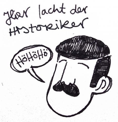 Cartoon: Historiker (medium) by Peter Russel tagged hö,