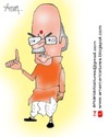 Cartoon: Lal Krishna Advani Caricature (small) by Amar cartoonist tagged advani,amar,caricature