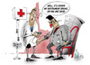 Cartoon: Hochdruck Blood pressure (small) by paraistvan tagged hochdruck,blood,pressure,medic,doctor,lush,medical,surgery