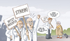 Cartoon: Ärztestreik (small) by Tobias Wieland tagged arzt,streik,einigung,honorar,krankenkasse,praxis,geschlossen,protest,proteste,ärzte,streit,gesundheit,krankenversicherung