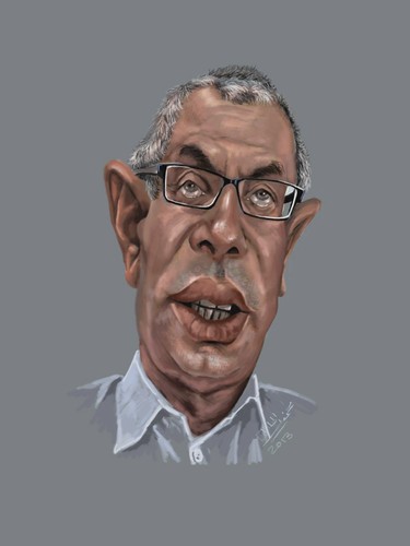 Cartoon: The Prime Minister of Libya Ali (medium) by mahmoud alhasi tagged zaidan,ali,libya,of,minister,prime,the