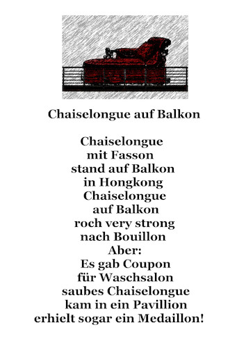 Cartoon: Chaiselongue roch very strong (medium) by Marbez tagged chaiselongue,balkon,bouillon
