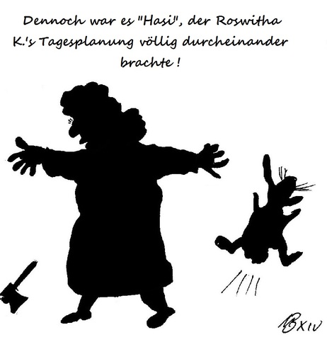Cartoon: Roswitha K. 2 (medium) by Marbez tagged veränderungen,leben,roswitha