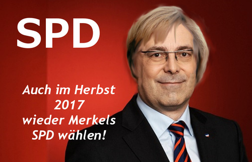 Cartoon: SPD Wahlempfehlung 2017 (medium) by Marbez tagged spd,wahlempfehlung,2017