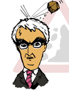 Cartoon: Alistair Darling (small) by Dom Richards tagged chancellor,caricature